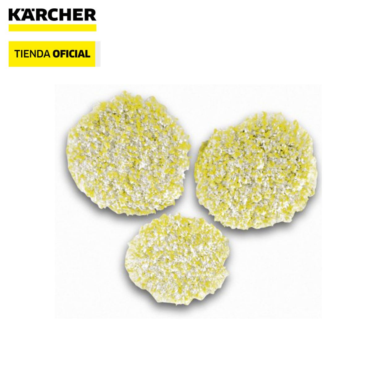 Set de 3 Cepillos de Esponja para Pulido Karcher 2.863-198.0