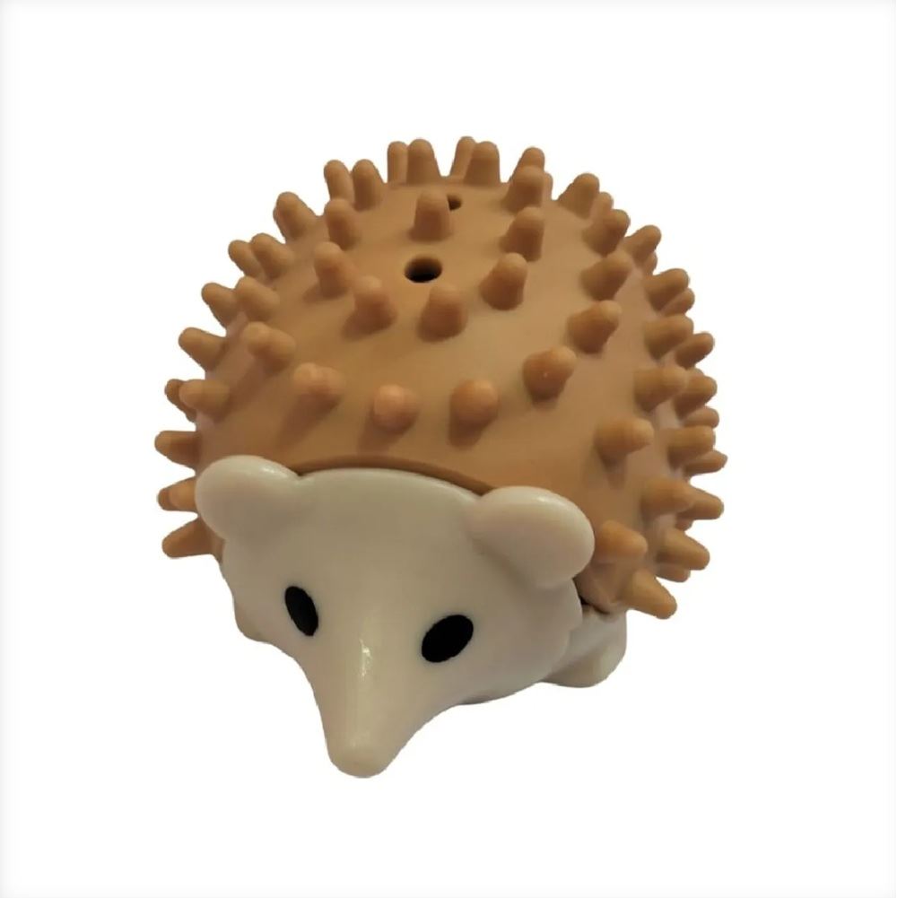 Juguete catnip caramelo duro para gatos diseño erizo verde