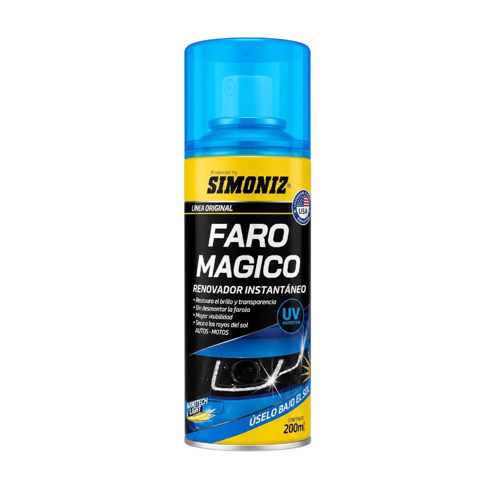 Renovador Instantáneo de Faros Simoniz Faro Mágico Aerosol 200 ml