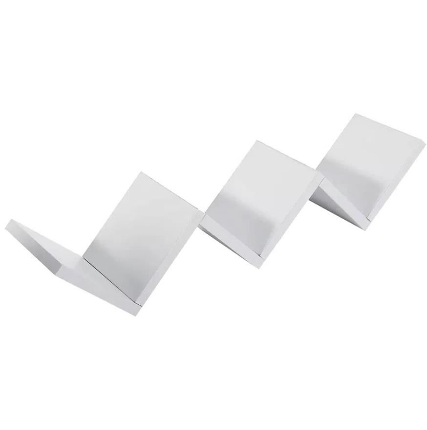 Repisa Decorativa ZigZag Blanco - Muebles Bonno