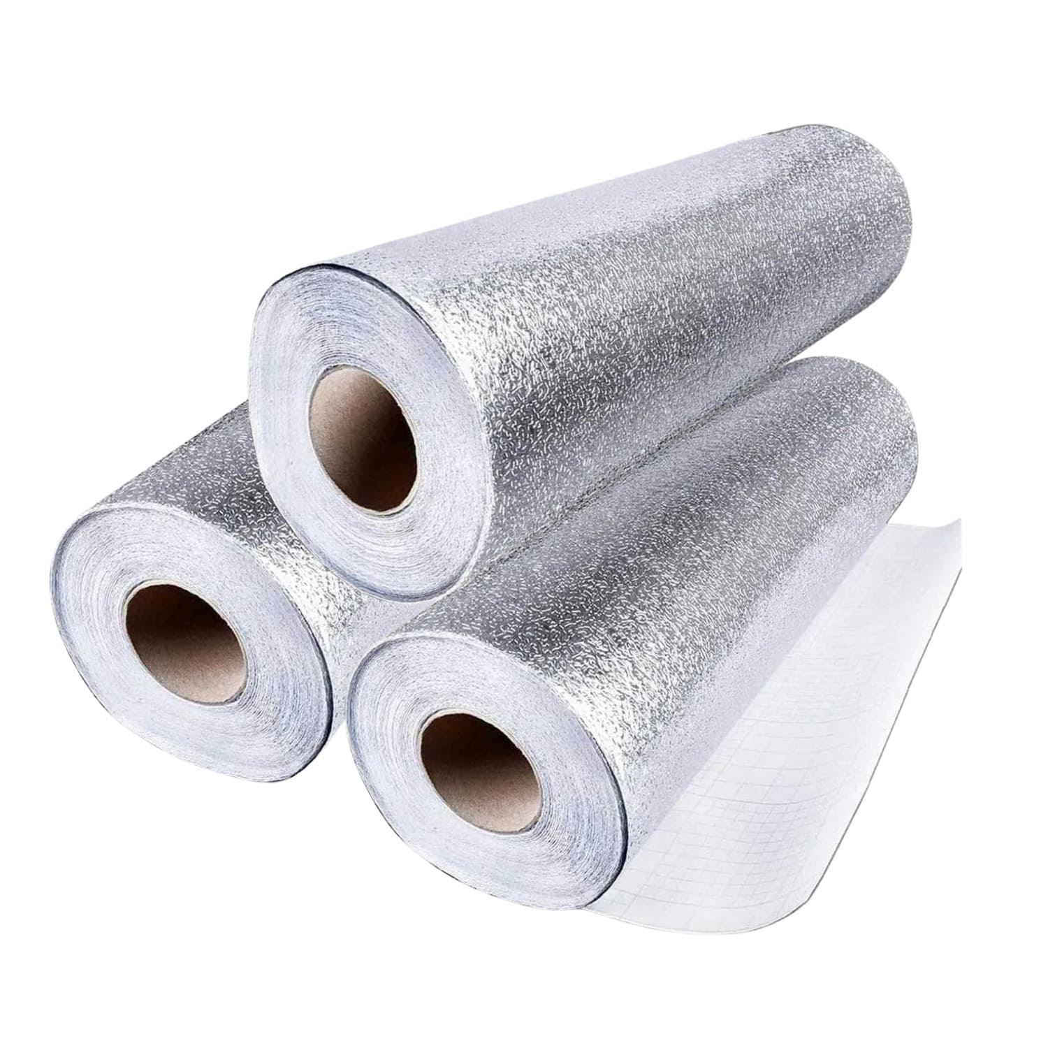 Papel Aluminio Adhesivo x 3und para Cocina 60cm X 5mts