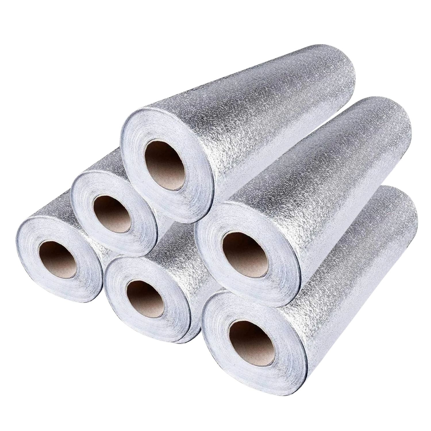 Papel Aluminio Adhesivo x 6und para Cocina 60 X 5mts 202214-X6
