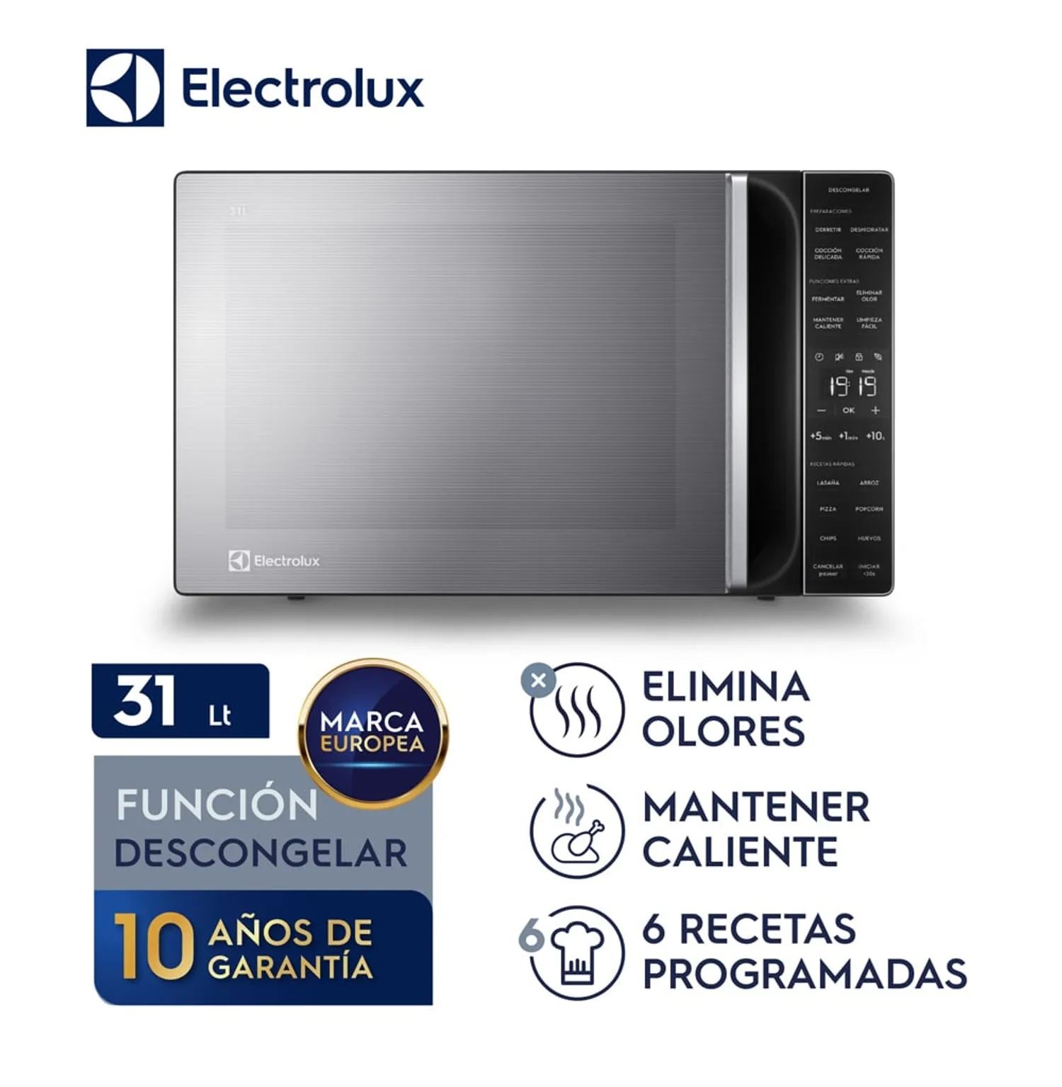 Horno Microondas Freestanding 31LT Electrolux EMDY31S2MXM