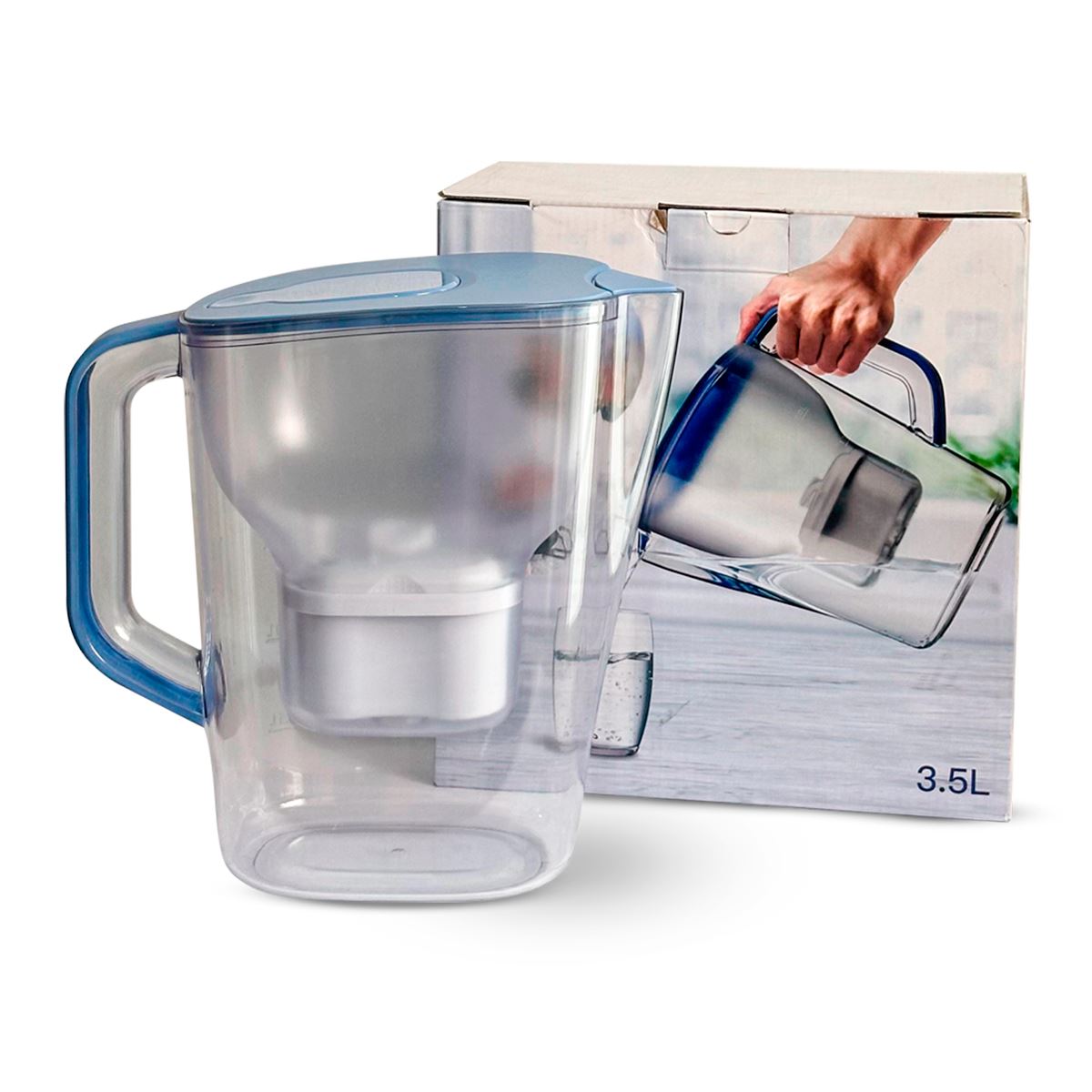 Jarra purificador de agua con filtro