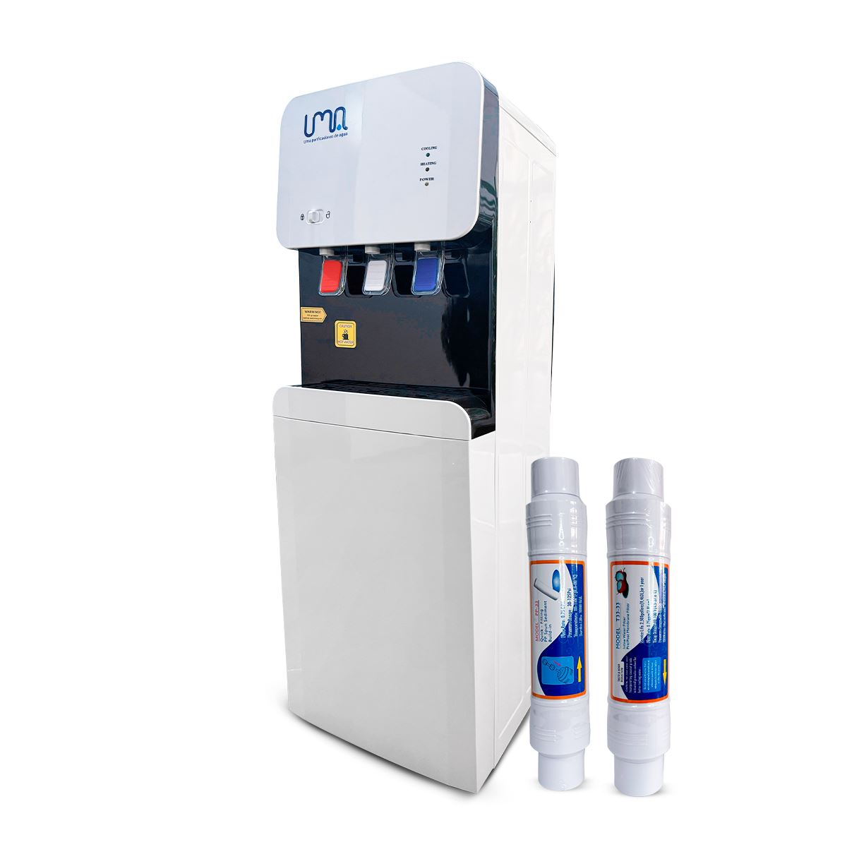 Dispensador de agua con doble filtro - ProWhite