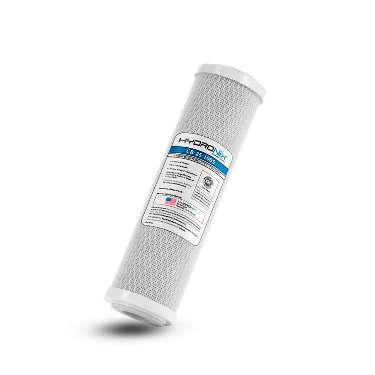 Filtro cartucho carbon para purificador de agua 5 micras hydronix