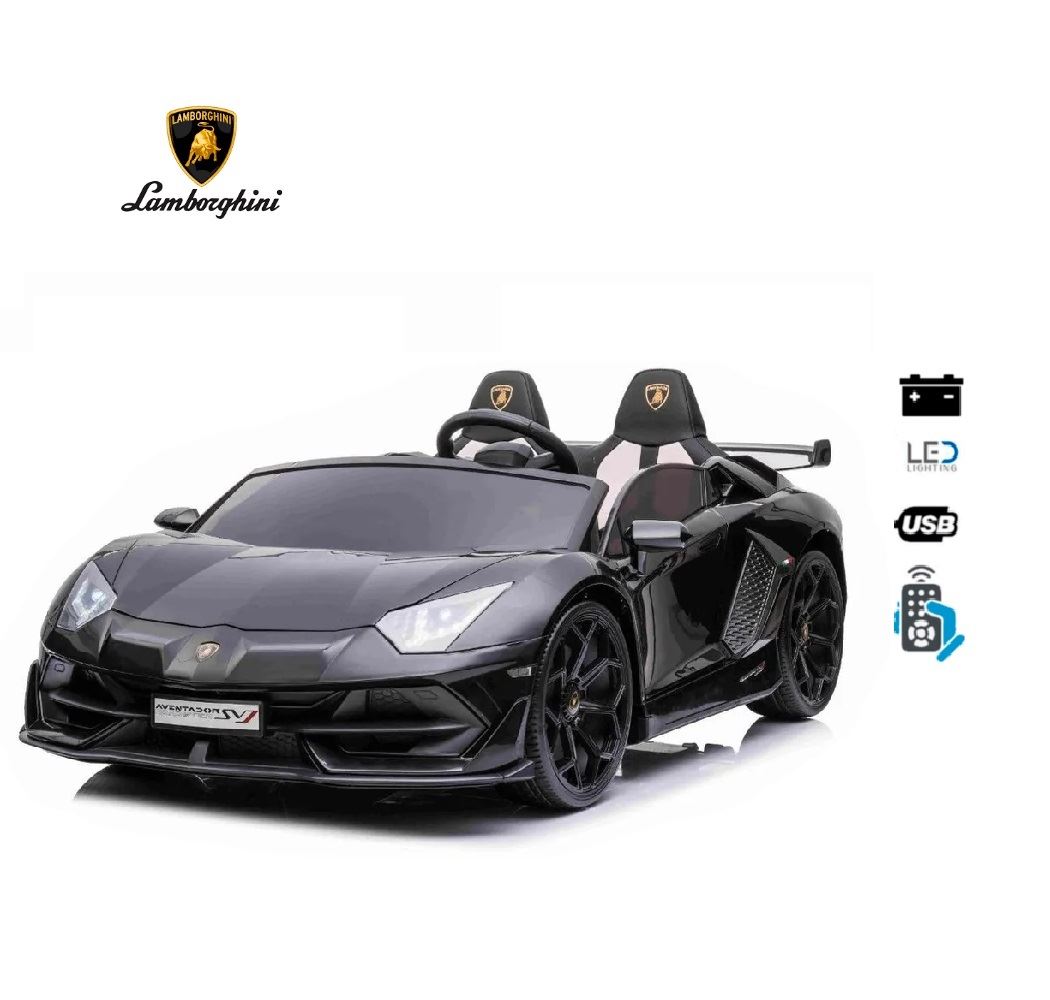Auto a Bateria Lamborghini Aventador Licenciado Negro | Juntoz