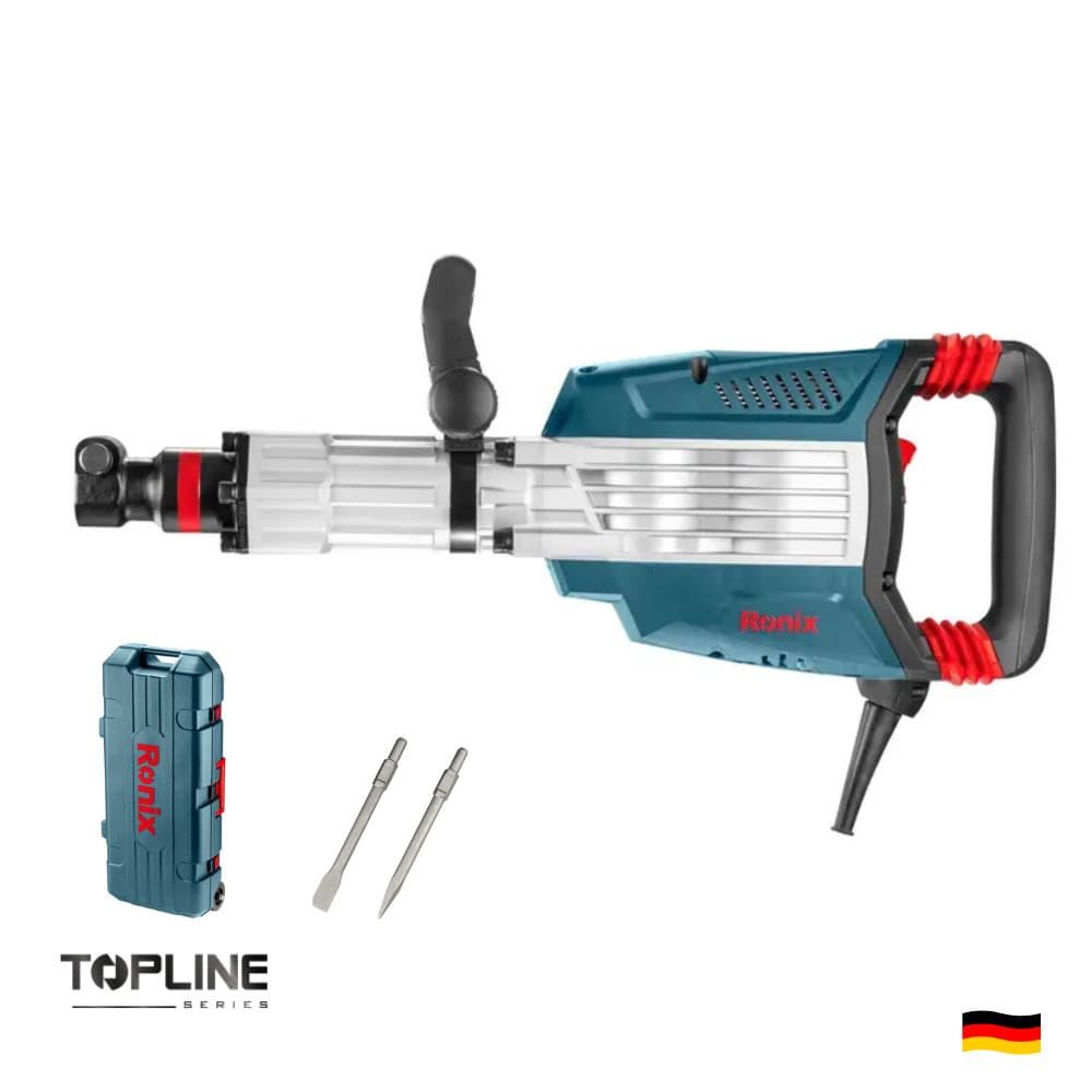 Martillo Demoledor 1750W SDS HEX 15.5KG RONIX 2802 TOP LINE Industrial