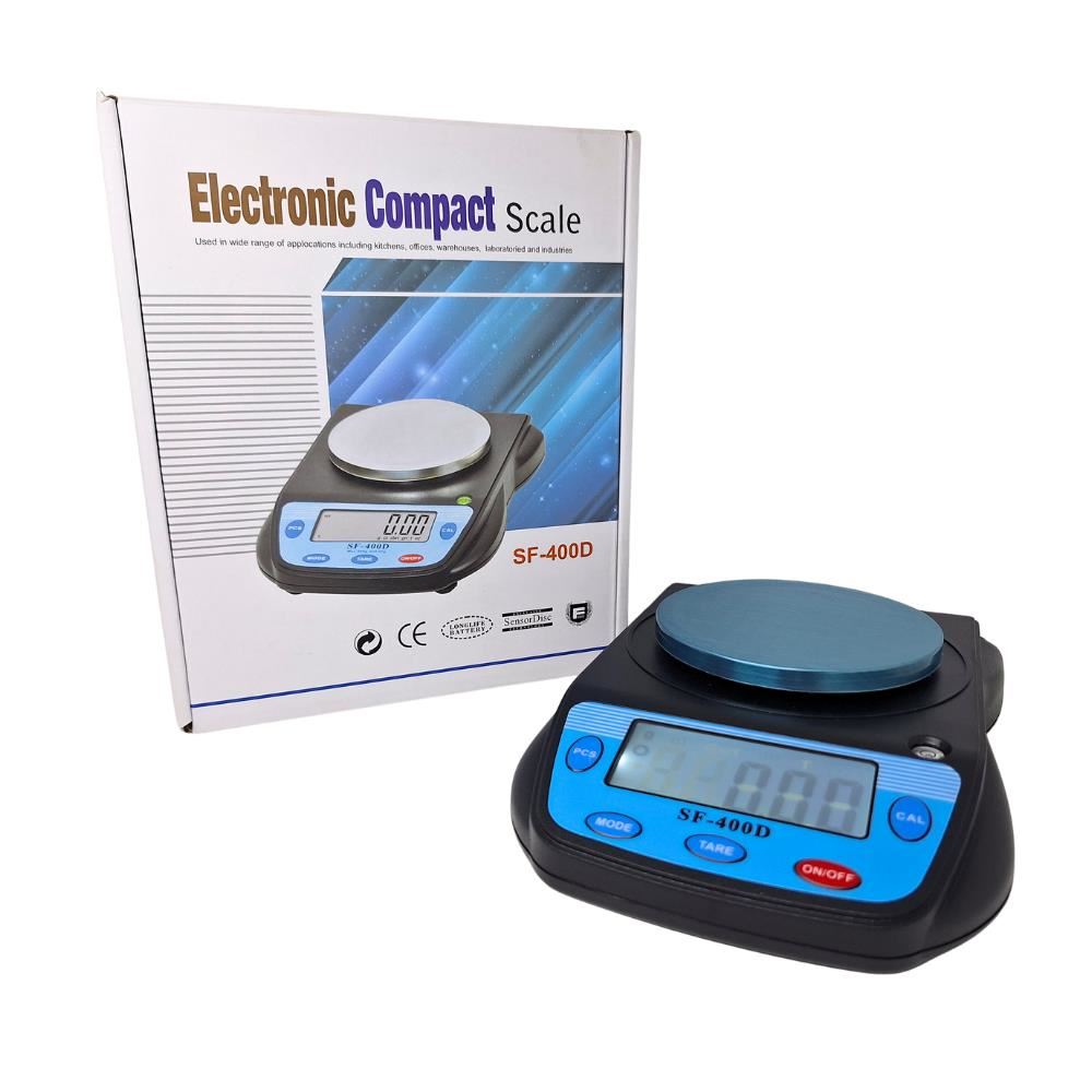 Balanza Centesimal de 0.01g a 500g Portatil Digital SF-400D