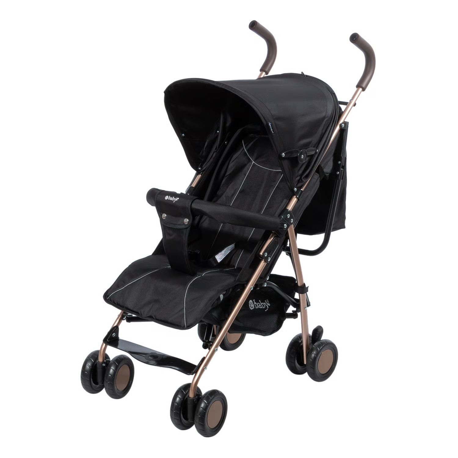 Coche Bastón Reclinable Ebaby Zazu EB217-1 Negro