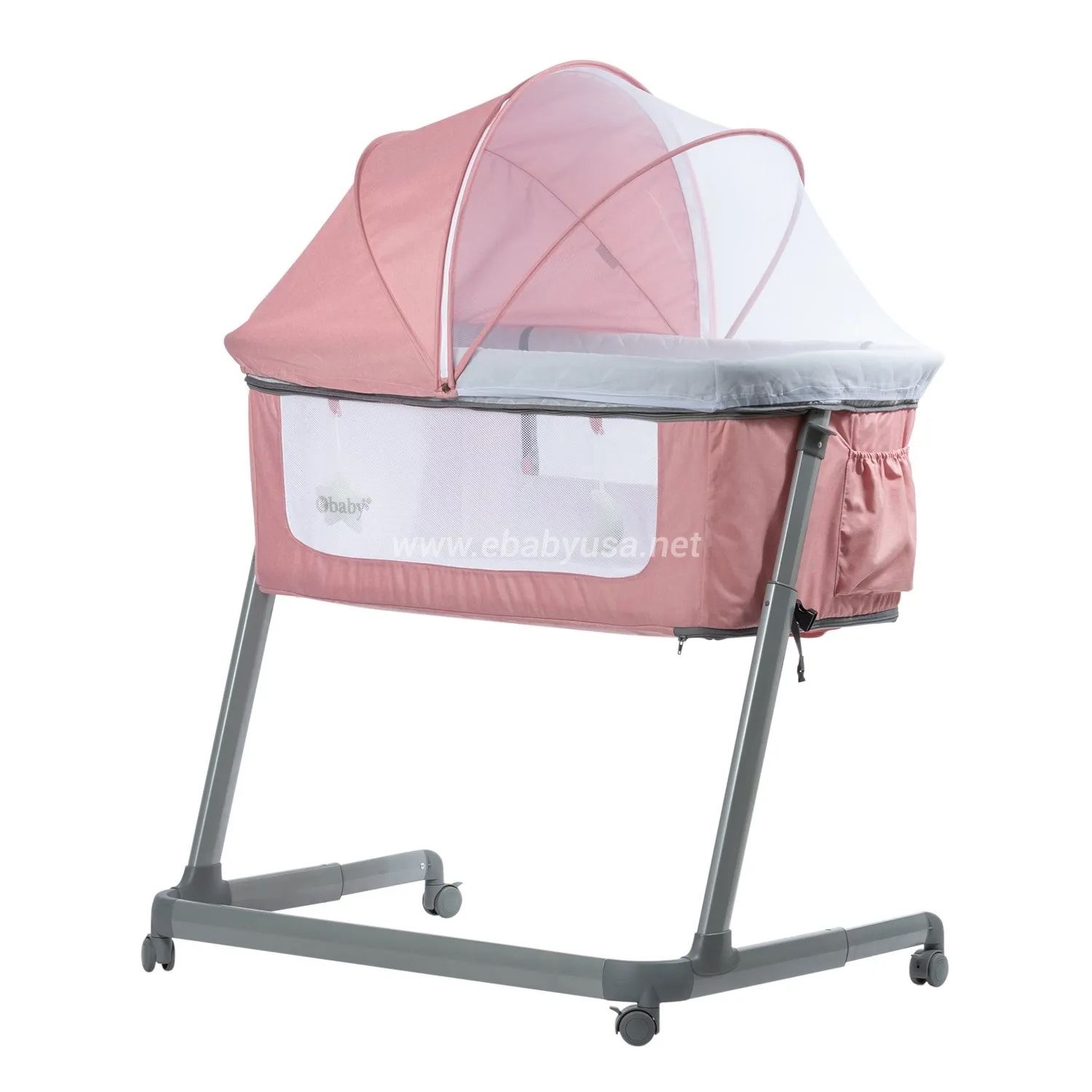Cuna Colecho Marion de Lujo Ebaby 753-1 Rosado