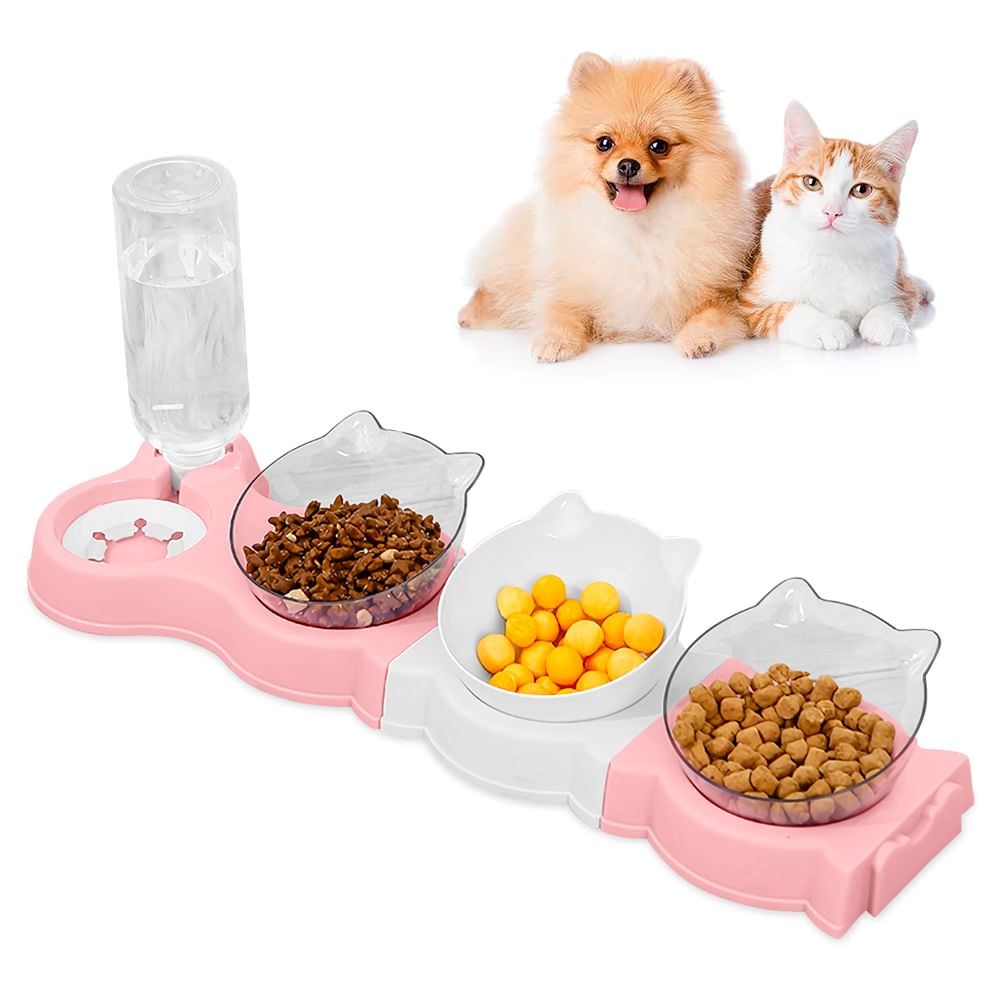 COMEDERO 4 EN 1 PARA MASCOTAS