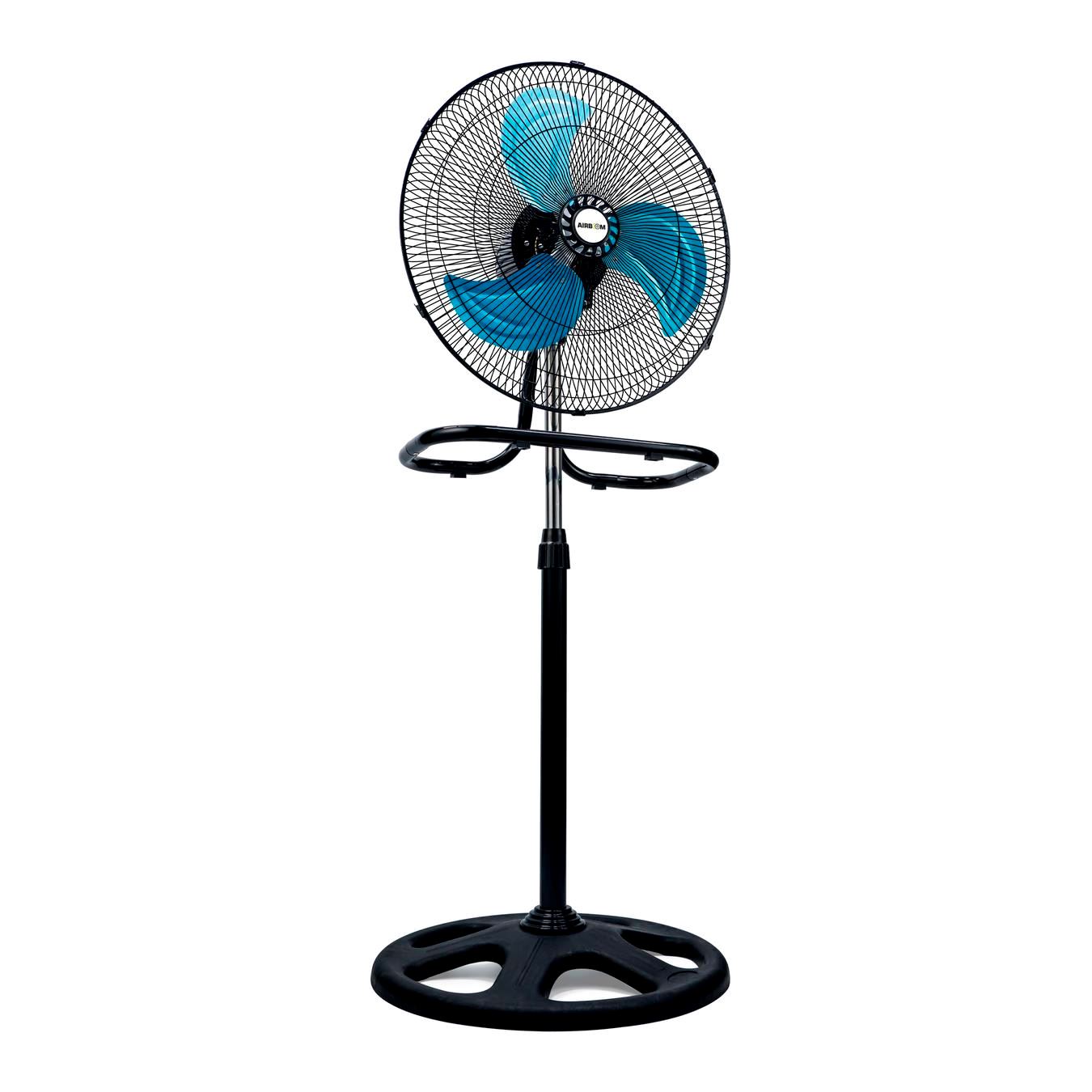 VENTILADOR ICE COOL MODELO AB1833 18" PULGADAS 3 EN 1 - 3 ASPAS CONVERTIBLE DE PEDESTAL