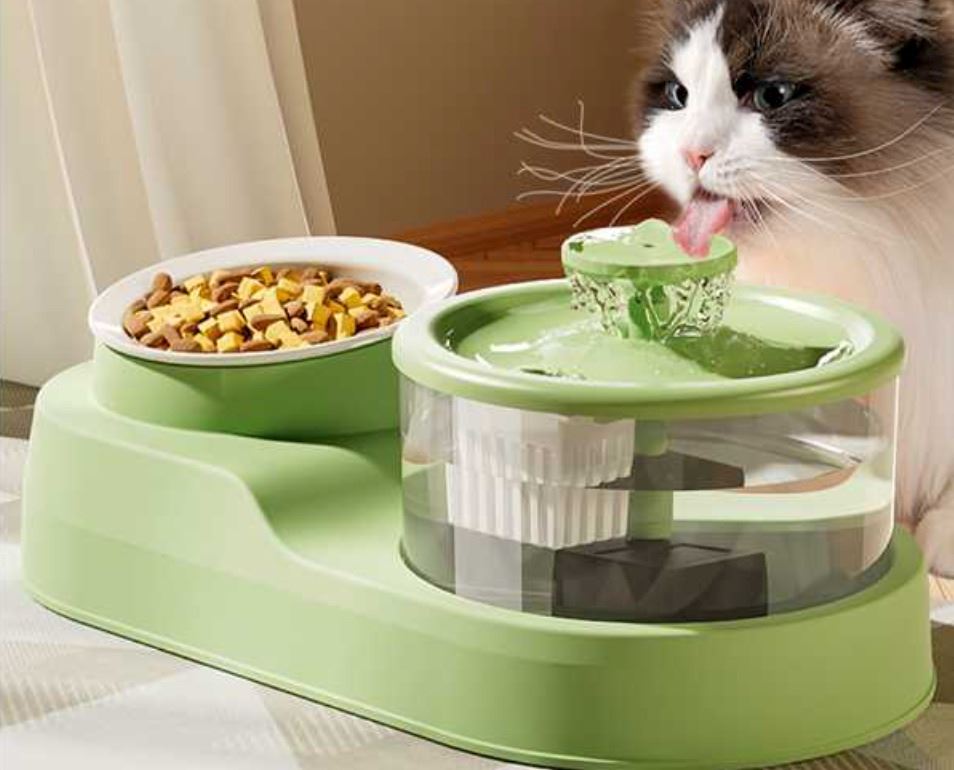 BEBEDERO AUTOMÁTICO CON COMEDERO