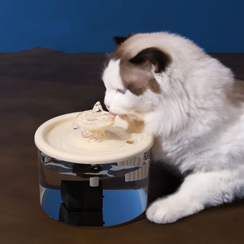 BEBEDERO AUTOMÁTICO CIRCULAR MASCOTAS