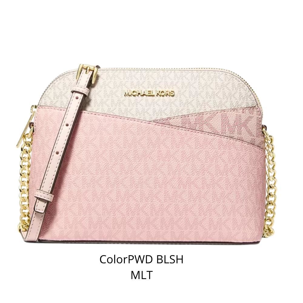 CARTERA CROSSBODY MICHAEL KORS JET SET MEDIUM COLOR-BLOCK - PINK