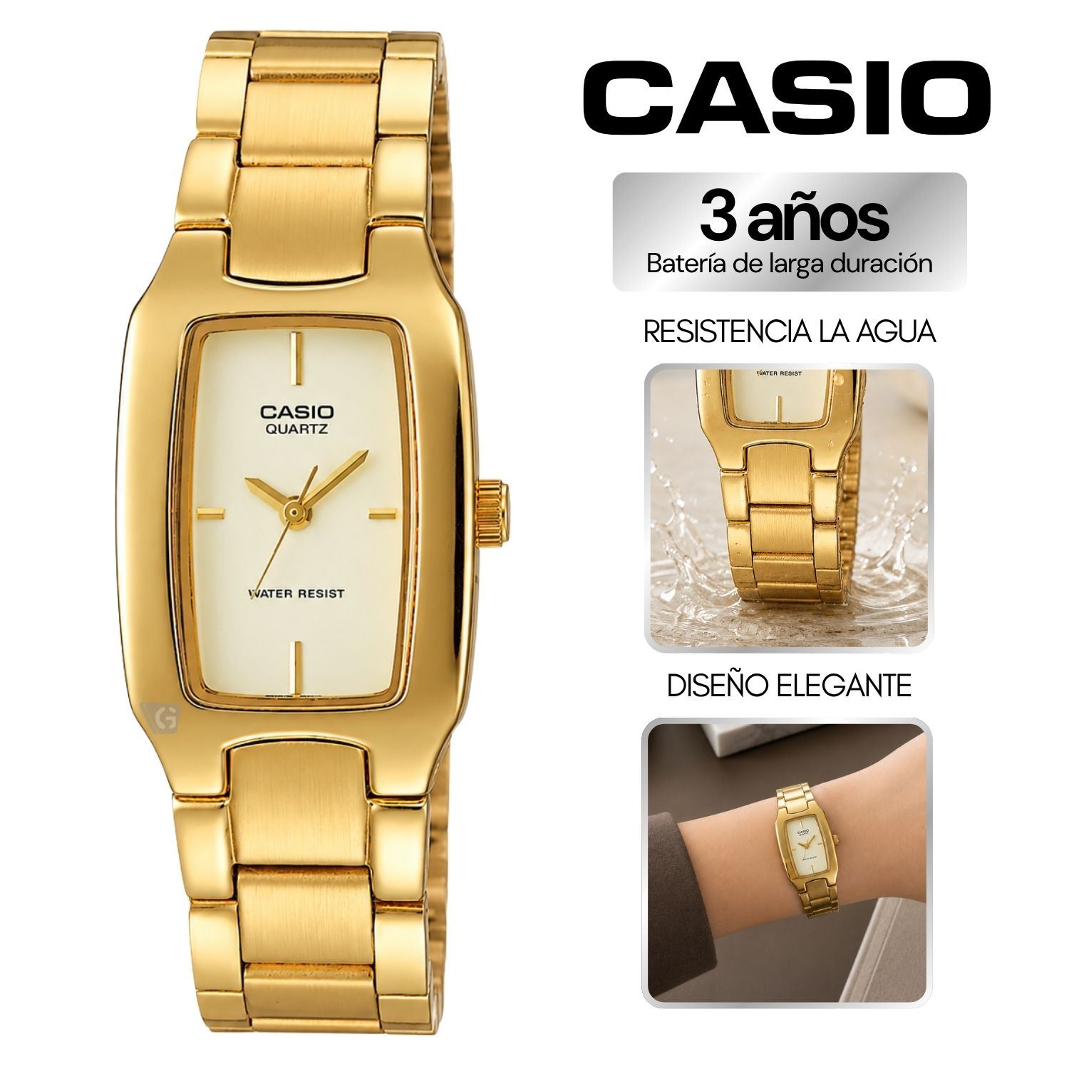 Reloj Mujer Casio LTP-1165N-9C