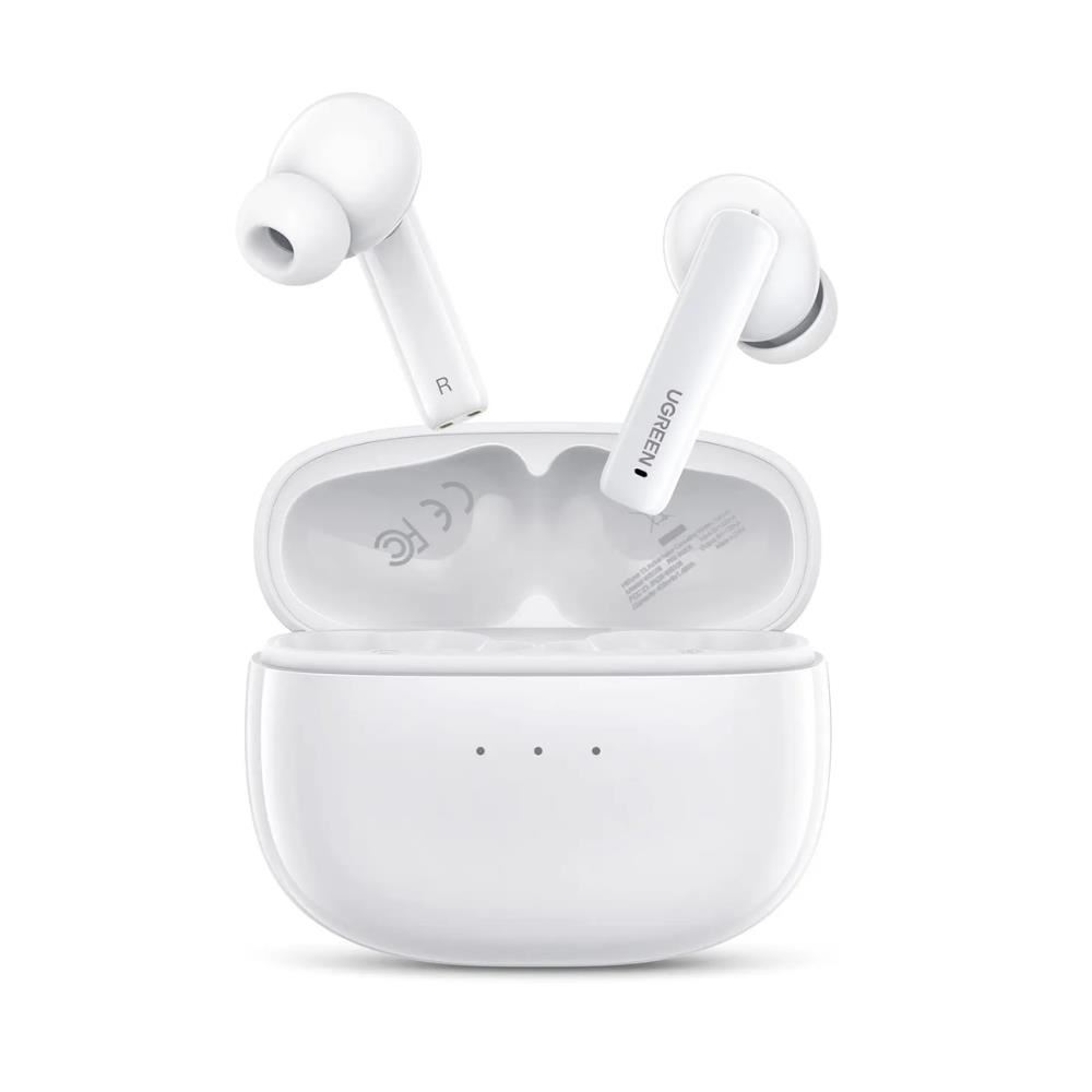 Audífonos HiTune T3 UGREEN Cancelación de Ruido Bluetooth TWS Blanco