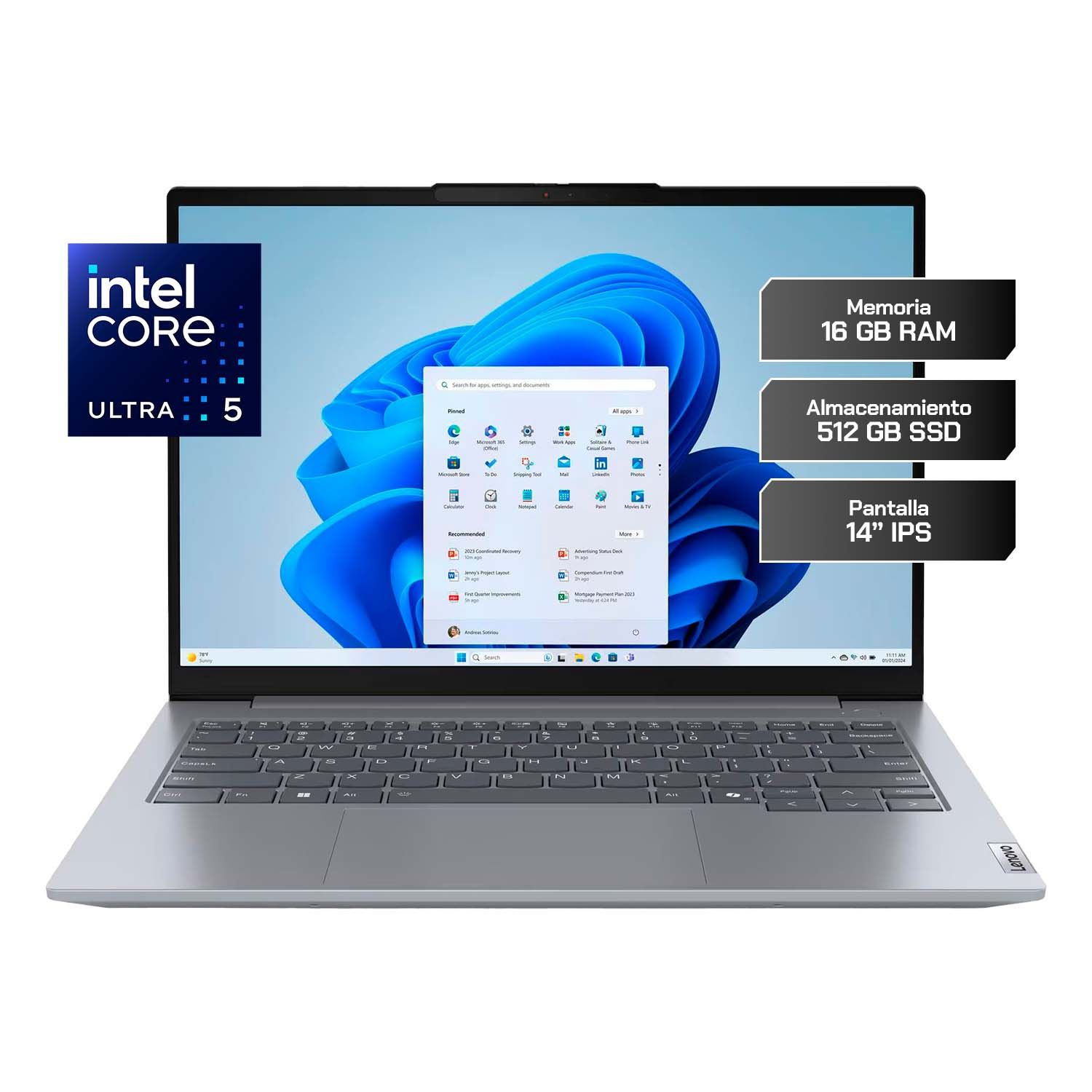 Laptop ThinkBook 14 G7 Intel Core Ultra 5 16GB 512GB SSD