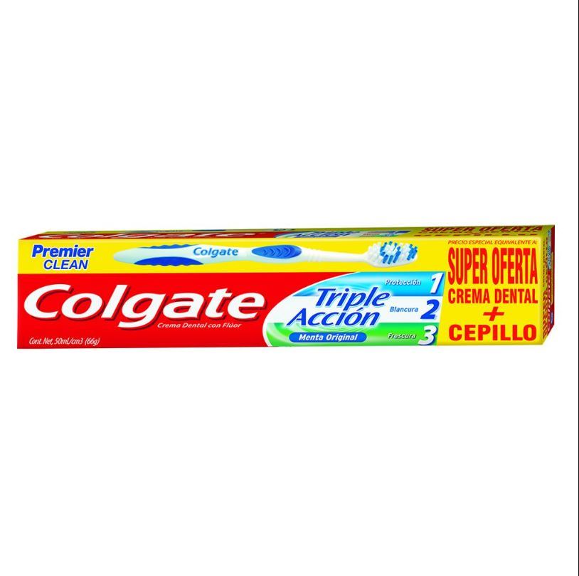 Comprar Pack Colgate Cepillo Dental Colgate 360 + Pasta Dental Total 12  Clean Mint 75 ml
