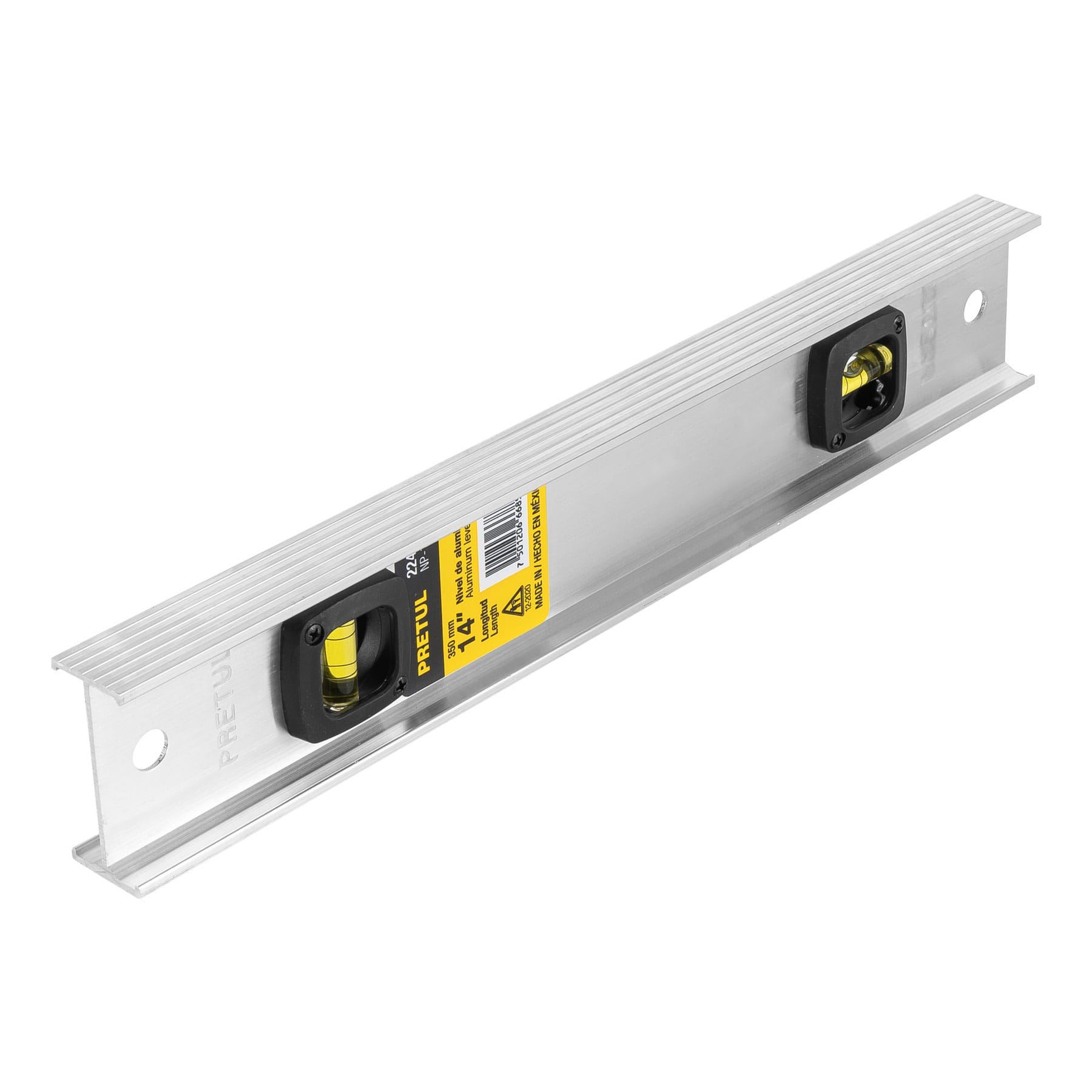 Nivel de Aluminio 14" 22456 Pretul - Gris