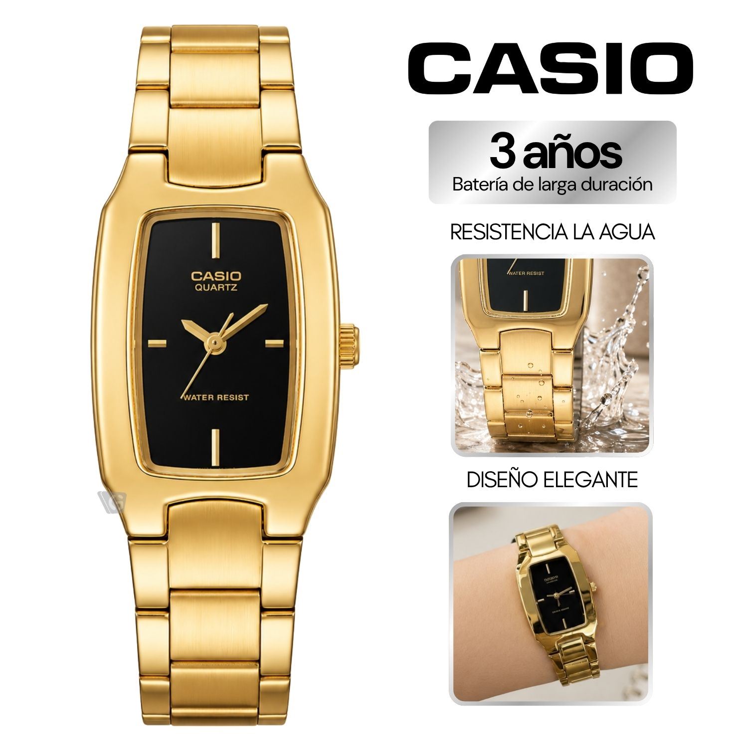 Reloj Casio Para Mujer LTP-1165N-1C