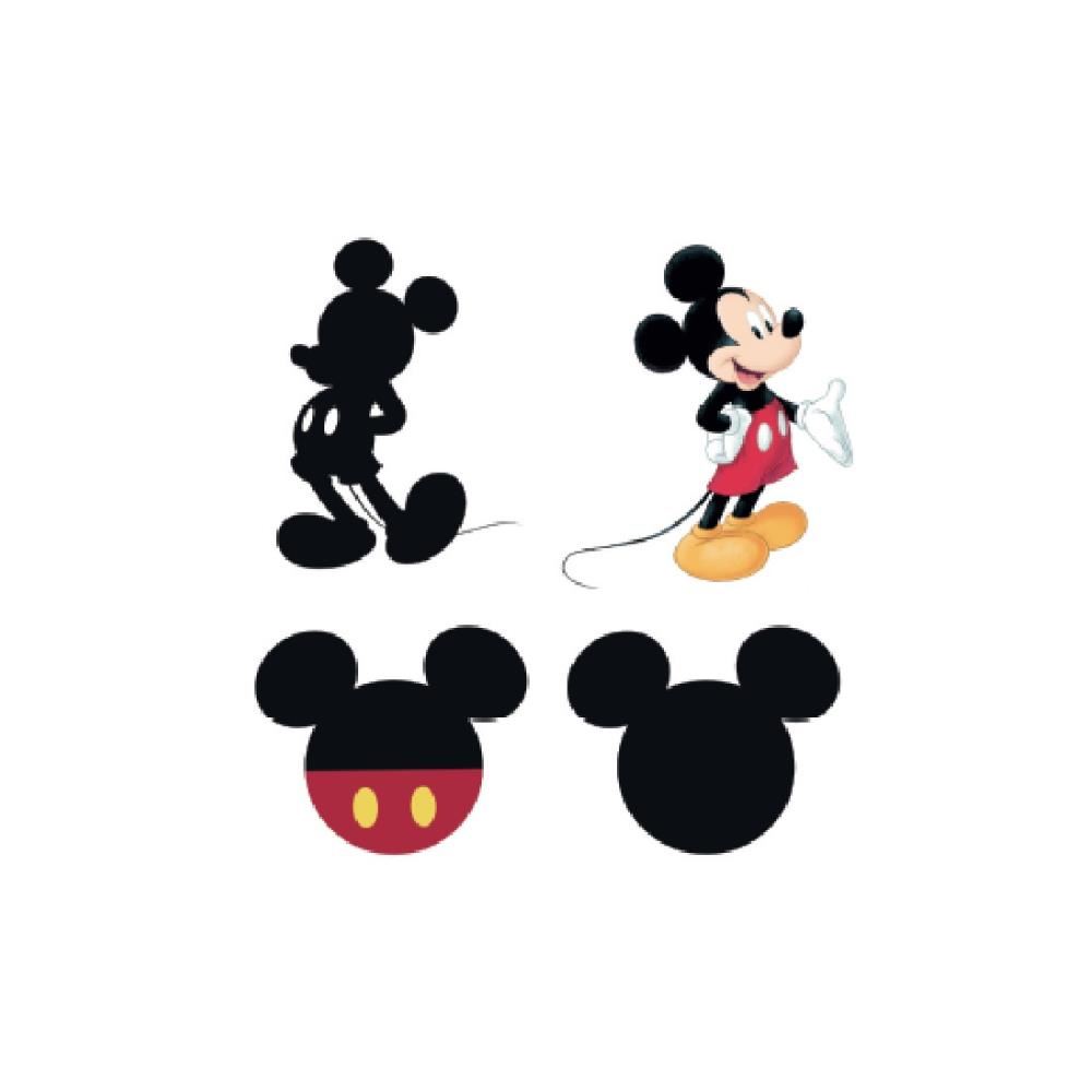 Silueta Del Cuerpo De Mickey Mouse