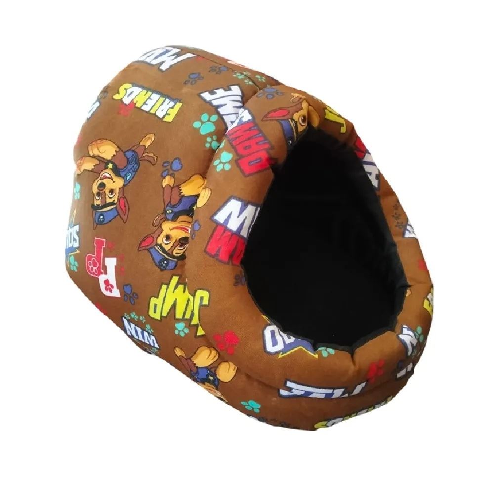 Casa Tipo Cueva Abrigadora Para Conejos Y Hamster Color Marrón