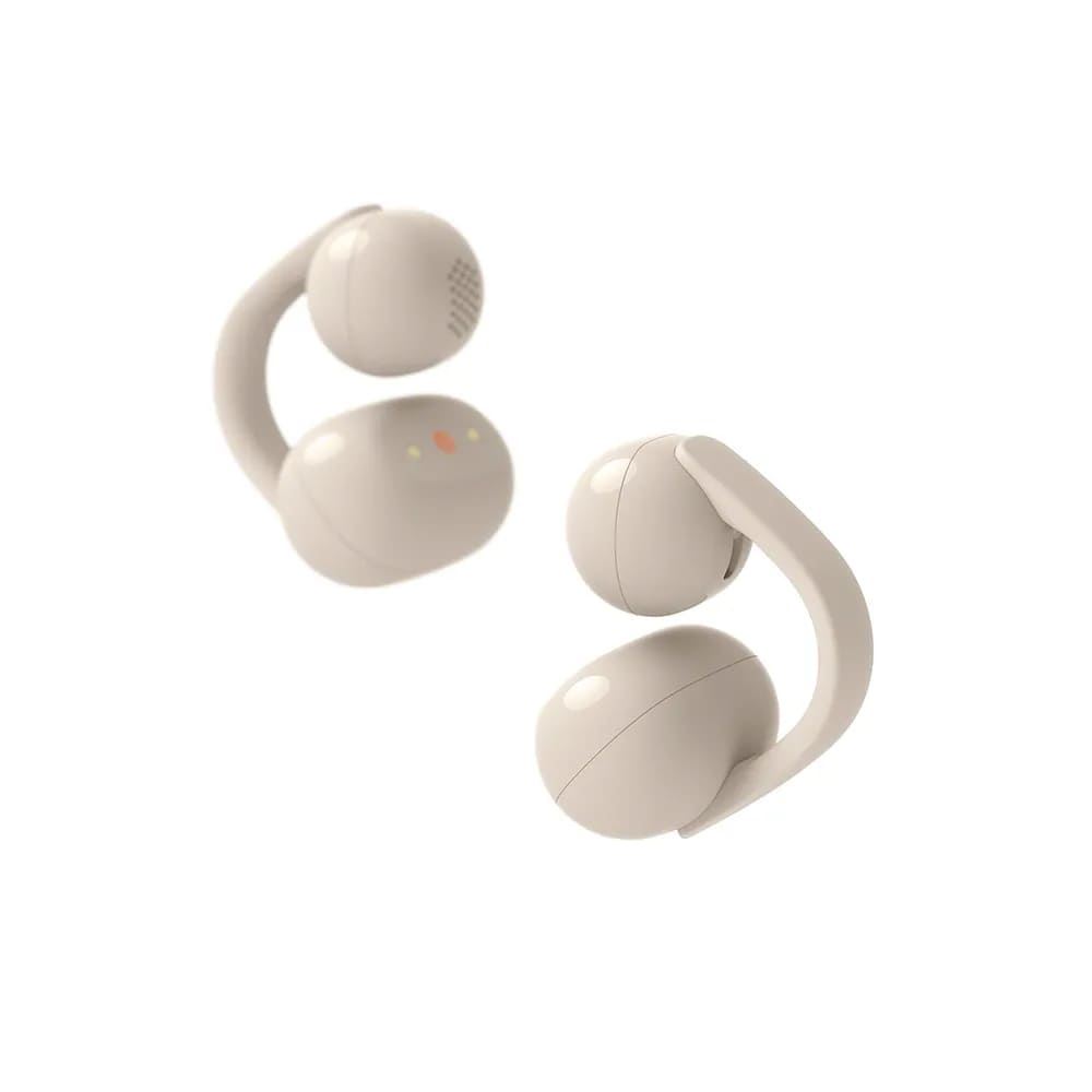 Sony Audífonos WF-LC900 LinkBuds Clip Crema