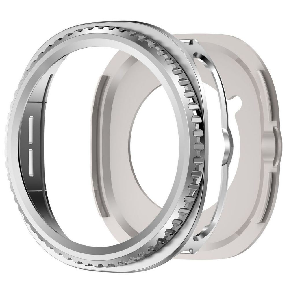 Case de Metal para Samsung Galaxy Watch 8 Classic 46mm Silver