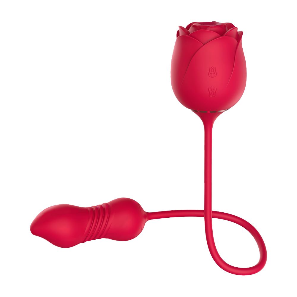 Scarlet Rose Estimulador 2 en 1 Vibrador y Succionador 9 Modos Vibra+