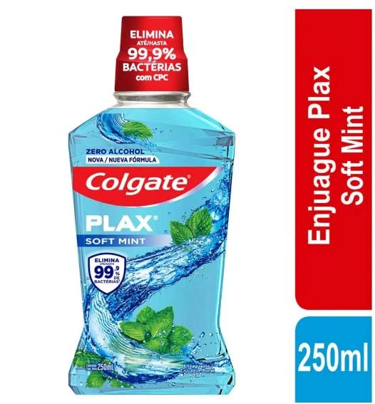 Enjuague Bucal Colgate Plax  Soft Mint - Frasco 250 ML