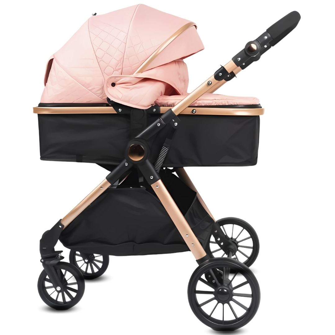 Coche Moisés de Lujo «PARIS NEW» Edición Limitada Pink