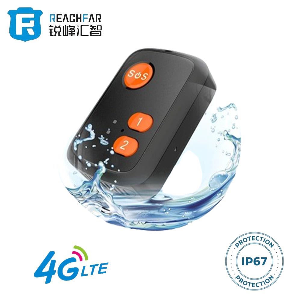 Mini GPS Reachfar 4G RF-V51 Localizador personas, mascotas con microfono SOS APP