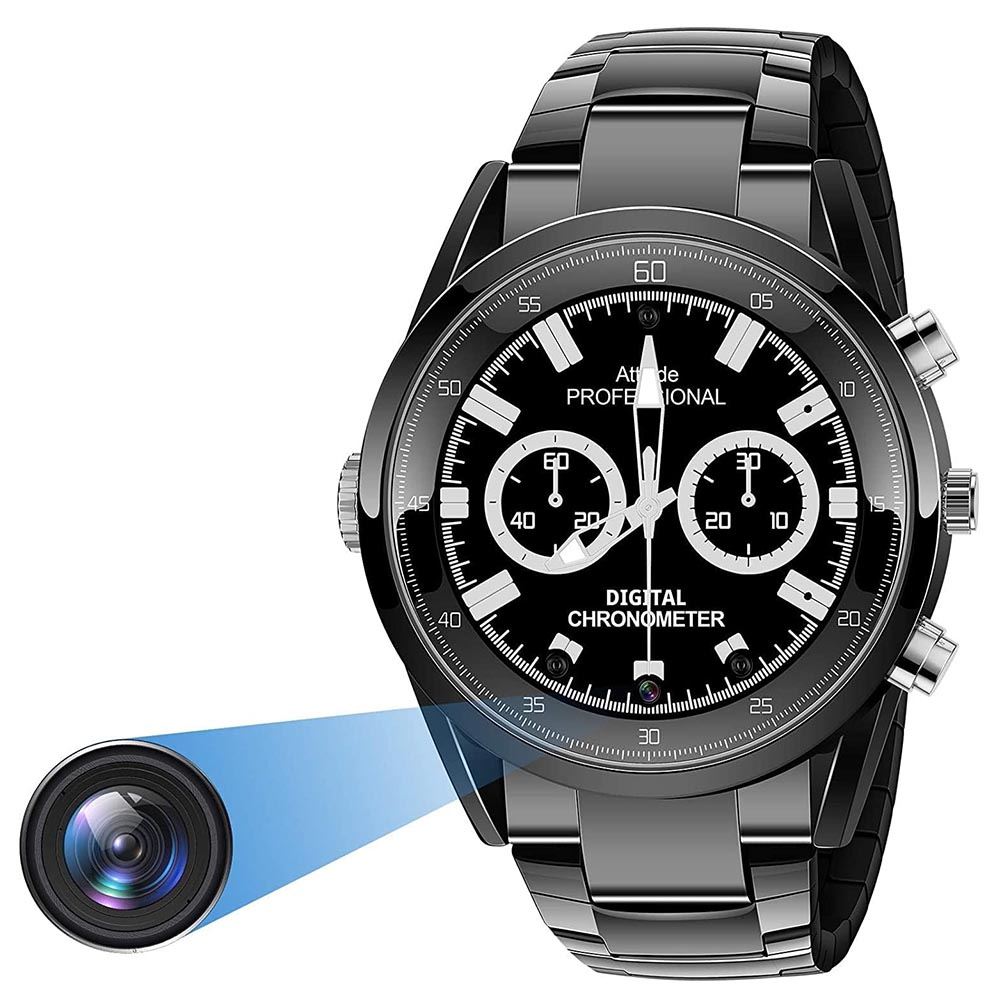 Reloj Iinfrarojo Espia C6 32GB, Vision Nocturna Fotos Audio Video FullHd