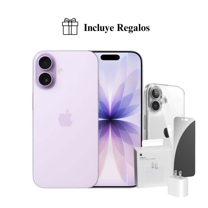 iPhone 17 Apple Intelligence 256GB (eSIM) - Lavanda + Combo de Regalo