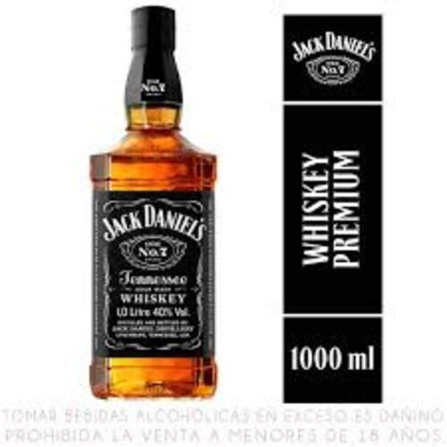 Whisky JACK DANIELS Old N7 Botella 1L