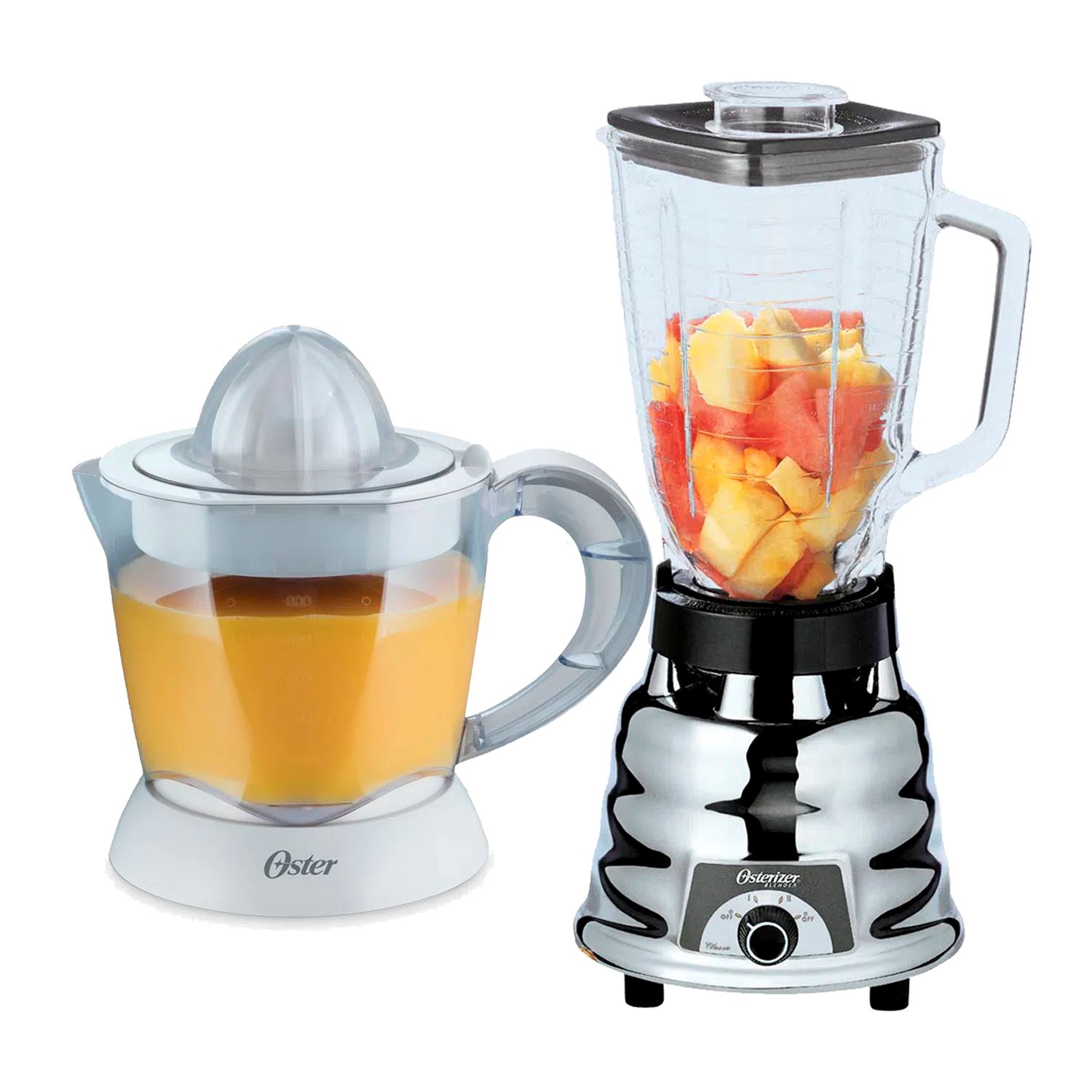 Oster Combo Licuadora 250-22 + Exprimidor FPSTJU407W