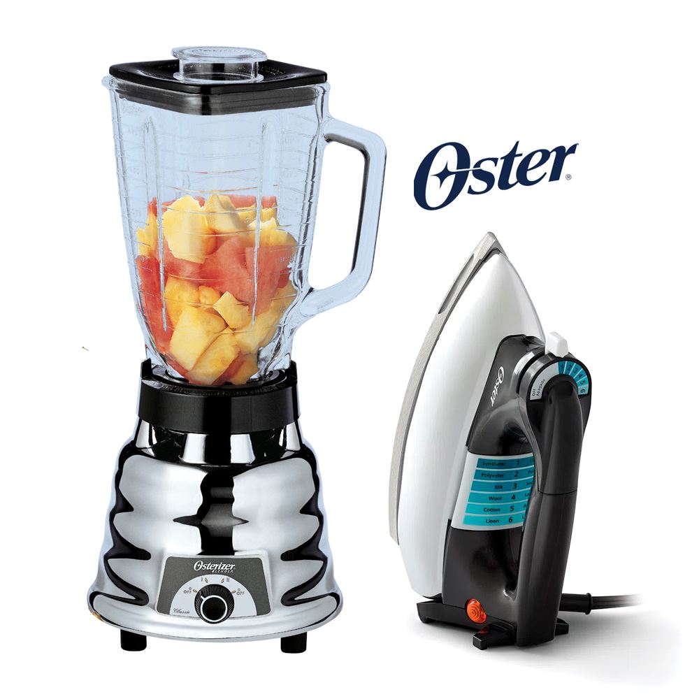 Oster Combo Licuadora clasica  250-22 + Plancha clasica GCSTBV4119