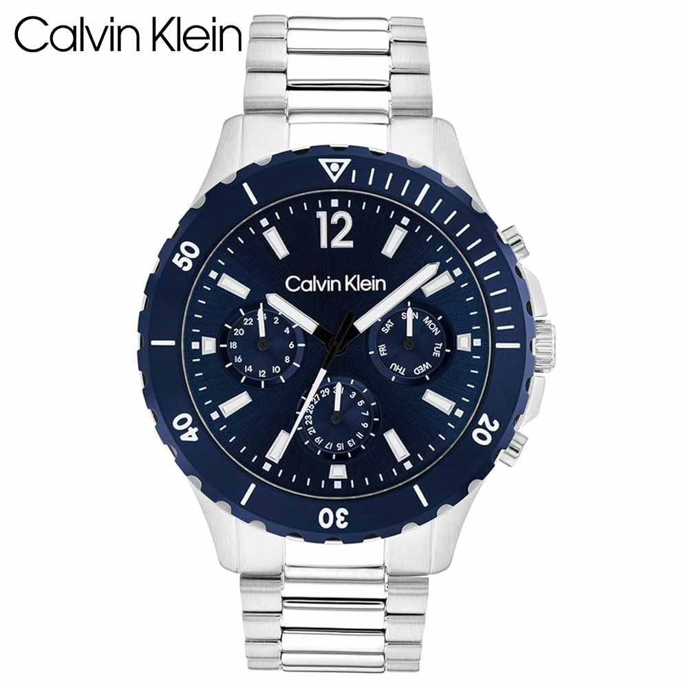 Reloj Calvin Klein 25200115 Multifuncional Acero Inoxidable Dial Azul