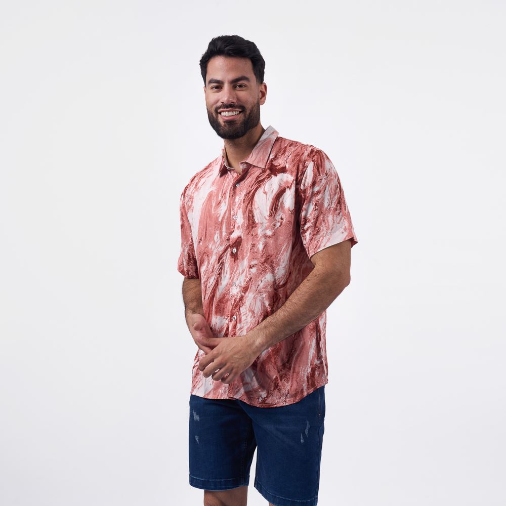 CAMISA MC KP25CHA MARMOL CHALIS