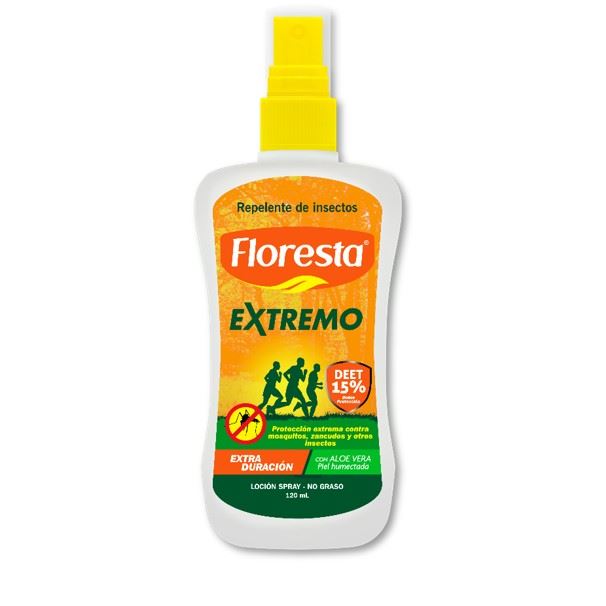 Repelente Floresta Extremo Loción 15% Deet - Frasco 120 ML