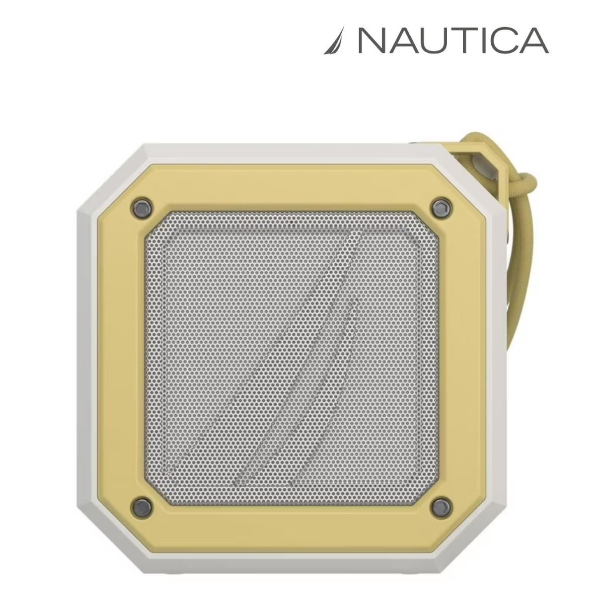 PARLANTE PORTÁTIL BLUETOOTH PARA EXTERIORES NÁUTICA S100 GRIS-AMARILLO