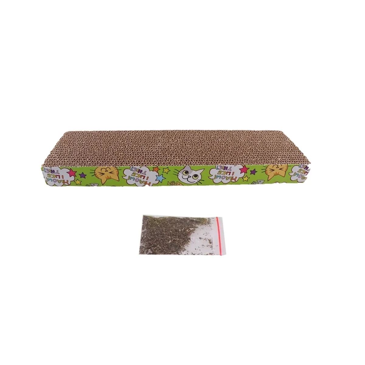 Rascador arañador básico para gatos diseños variados de cartón corrugado