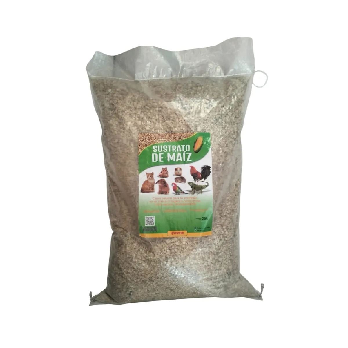 Sustrato de maíz natural para hamsters y roedores x 2.5 kg
