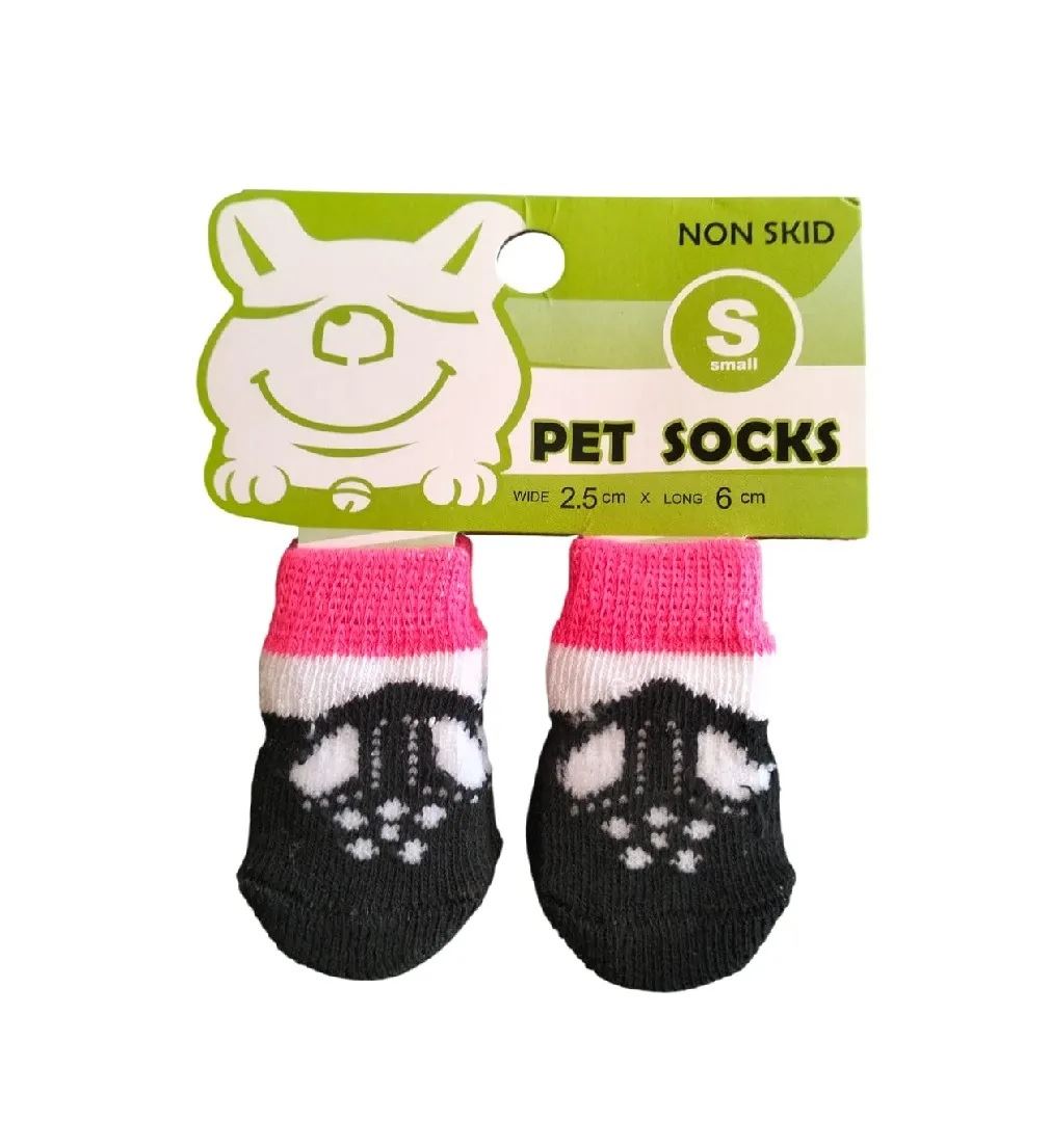 Medias Antideslizantes De Algodón Para Mascotas Perros Y Gatos Talla S