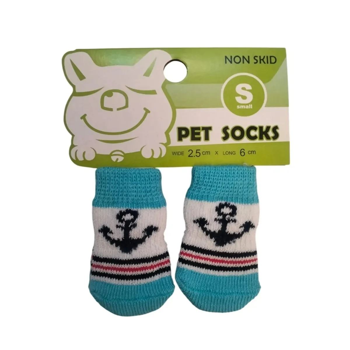 Medias Antideslizantes De Algodón Para Mascotas Perros Y Gatos Talla S