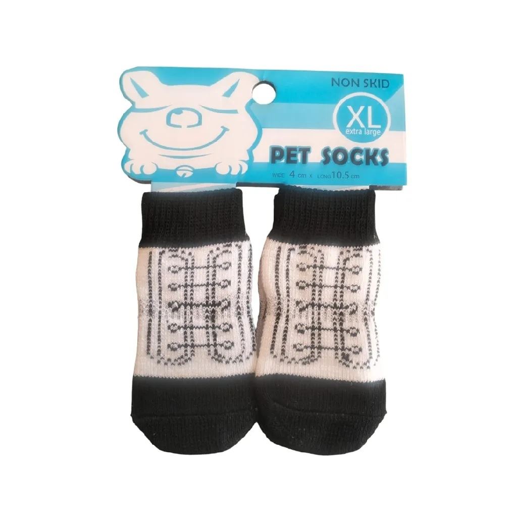 Medias Antideslizantes De Algodón Para Mascotas Perros Y Gatos Talla XL