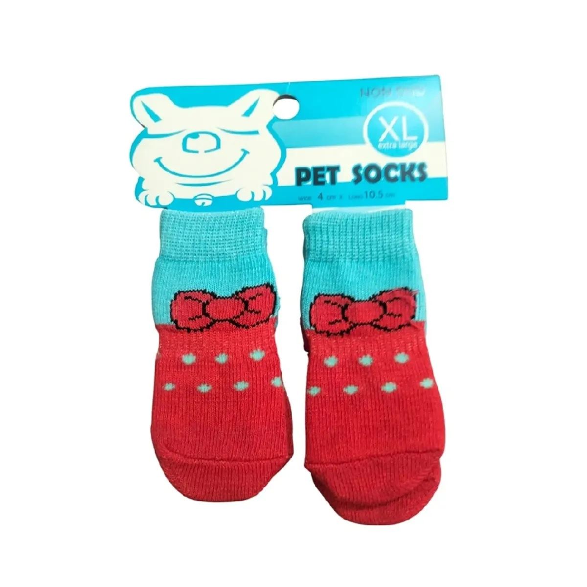 Medias Antideslizantes De Algodón Para Mascotas Perros Y Gatos Talla XL