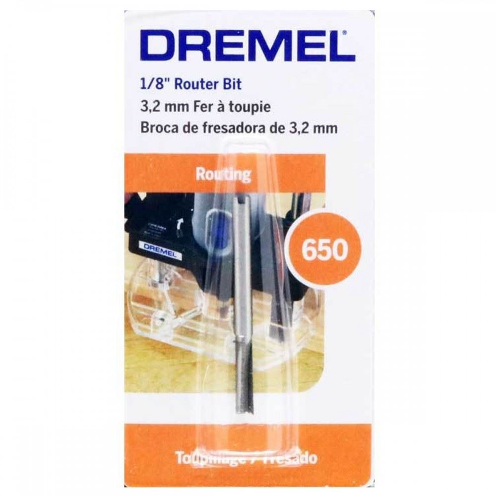 Fresa Recta 1/8" Dremel 650